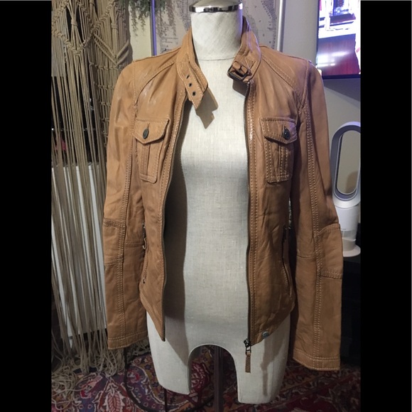 oakwood Jackets & Blazers - Oakwood finest soft Leather jacket tan color sz S